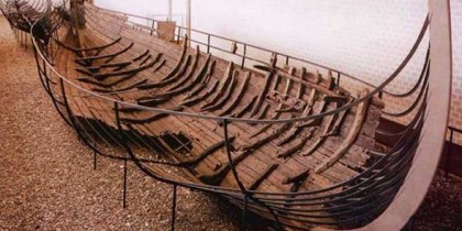 Остатки судов викингов в Роскилле