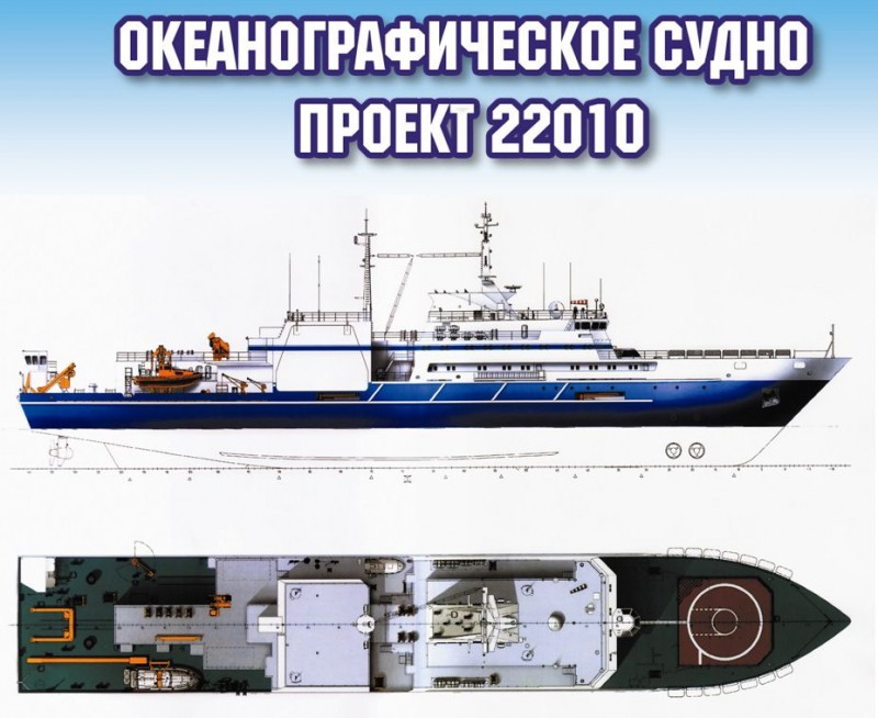 Океанографическое судно Янтарь проекта 22010